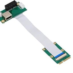 SUPERPLUS Mini PCI-E Express 1X Extension Cord Adapter with USB Riser Card-13