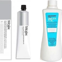 MAJIR|LES Professional Cream Creme Hair Color (Number : 5 Light Brown, Light Brown)-image-38