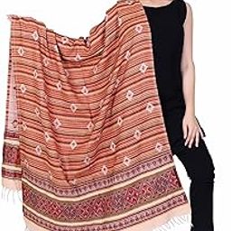 Multicolor Women Bridal Wear|Pure Wool Shawl| Shawl For Women|Size 40 * 80| Warm Woolen Winters Styles | NY0216-image-91