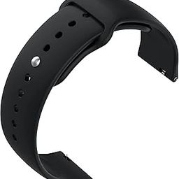 YODI 23mm Soft Silicone Sport Strap Band for Boat Xtend, Fitbit Versa/Versa 2/Versa Lite Smartwatch Only [Not for Any Other Models], (Silicone Black)-image-23