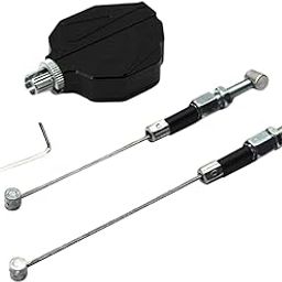 MYADDICTION Motorcycle CNC Stunt Clutch Cable Lever Replacement Easy Pull System Black-picture-31