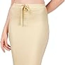 Women Beige Lycra Shapewear Saree Petticoat-image-9
