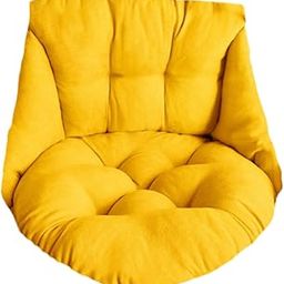 Enakshi (LABEL) Creations Swing Chair Cushion Family Balcony Garden Offices Soft Hanging Chair Cushion YellowHome & Garden|Yard, Garden & Outdoor Living|Patio & Garden Furniture|Cushions & Pads-image-74