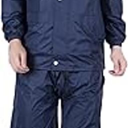 Reversible Raincoat For Men Waterproof | Reversible Rain Jacket For Bike Rides | Attached Hood (Pack of 1)-picture-42