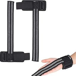REINDEER Weight Lifting Wrist Support with Thumb Loop Strap for Gym & Fitness Made of Velcro and Elastic Band for Men & Women 1 Pair.-9
