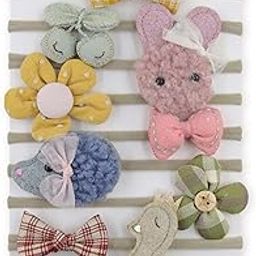 POLKA TOTS Cotton Multidesigns Headband Set - Multicolor - Set Of 10-image-51