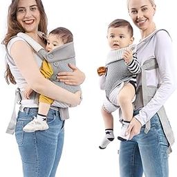 Drumstone (𝐋𝐢𝐦𝐢𝐭𝐞𝐝-𝐓𝐢𝐦𝐞 𝐁𝐨𝐧𝐮𝐬 𝟓-𝐘𝐞𝐚𝐫 𝐂𝐨𝐯𝐞𝐫𝐚𝐠𝐞) Breathable Ergonomic Carrier with Bibs & Detachable Pouch – Soft, Adjustable Infant & Toddler Carrier for All-Day Comfort-image-43