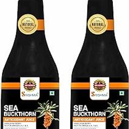 SRISHMA Sea Buckthorn Juice, Himalayan Berry, Enrich With Omega 3,6,9 & 7 (500 ml x 2)-picture-0
