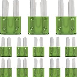 ALLECIN 30 Amp Micro2 Fuse 30Amp Micro 2 Car Fuses 30A Automotive APT ATR Blade Fusibles para Autos for RV Vehicle Truck Motorcycle Boat (Pack of 30Pcs)-2