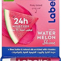 Labello Watermelon Shine Lip Balm – 24h Moisture, Pink Tint, with Shea Butter & Natural Oils, 4.8g-image-76