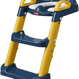 LuvLap ladder potty seat - Blue & yellow-image-95