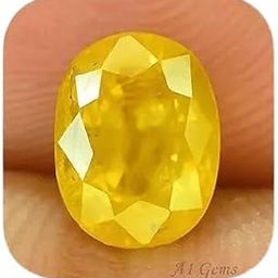 7.25 Ratti 6.00 Carat Yellow Sapphire Gemstone Original Certified Natural Ceylon Quality Yellow Sapphire Pukhraj Stone Unheated Untreated(MQA383-image-74