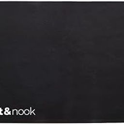 Nest & Nook Dish Drying Mat for Kitchen - Water Absorbent, Anti-Slip Base for Wet Utensils (58*38 cms, Pack of 1) (Black)-image-6