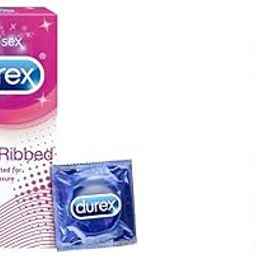 Durex Pleasure Pack (Durex Strawberry 50ml, Extra Ribbed 10s)-16