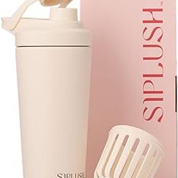 SIPLUSH Paradise Shaker Bottle – Insulated Stainless Steel Blender Shaker Cup for Protein Mixes, Shakes and Pre Workout, with Twist-Off Chug Cap and Noise Free Agitator, 24-Ounce, Malibu Sands-image-36