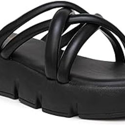 Women's Nova Heel Sandals Comfortable Cushioned Footbed Adjustable Straps Anti-Slip Outsole Stylish & Elegant Design For Girls/Ladies-image-90