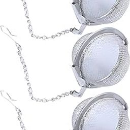 3 PCS Tea Infuser, Stainless Steel Tea Strainer with Fine Mesh, Reusable Tea Filter for Loose Leaf Tea and Herbs-image-8