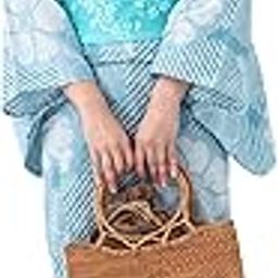 Tayutafu Yukata, 3-Piece Set, Obi, Geta Clogs, Floral Pattern, Easy, Two-Part Type, Separate, Can Be Worn Alone, Beginners-45