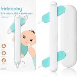 FridaBaby 3-in-1 Nose, Nail + Ear Picker by Frida Baby The Makers of NoseFrida The SnotSucker, Safely Clean Baby's Boogers, Ear Wax & More-29