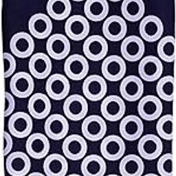 Men's Blue Satin Printed Pocket Square (1pc)-image-22