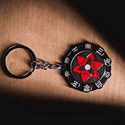 Metal Shriya Creations- Sasuke Ems Spinning Keychain, Multi-Coloured-picture-51