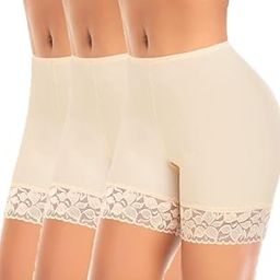 Cotton Lace Trimmed Ultra Soft 4-Way Stretch Boyshorts: Comfortable Tagless Panties for Women and Girls, Ideal for Cycling, Yoga, and Underskirt-picture-54