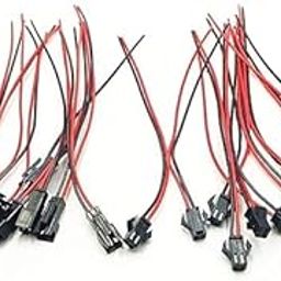 Sp Electron Pack of 10 Sets Male & Female JST Connectors Lock Type for electronic DIY Projects-13