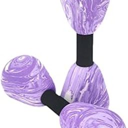 UJEAVETTE 2Pcs Aquatic Dumbbell Portable for Fitness Exercises Pool Underwater Fitness Violet and White-Sporting Goods- Fitness Running & Yoga- Fitness Equipment & Gear- Aquatic Fitness Equipment-image-98