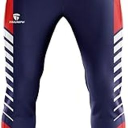 TRIUMPH Unisex Polyester Printed Cricket Pant Blue-10