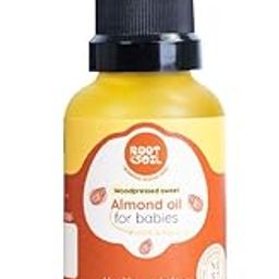 ROOT and SOIL Wood-Pressed Sweet Almond Oil for Babies, 0+ Months, 100% Almond Oil | Newborn & infant friendly | 100% Natural | Cruelty-Free | No Preservatives (25ML)-image-90