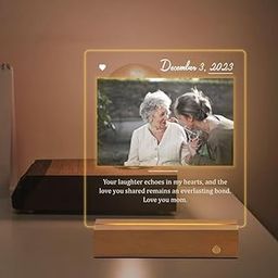 THE GRANDEUR Personalised Acrylic Photo Frame with Led, Customized Photo Frame, Birthday Gift, Engagement Gift, Couples Gift, Tabletop-image-24