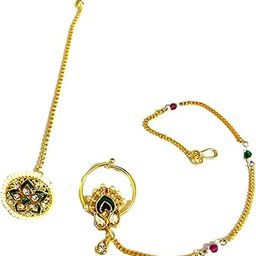 women stylish brass gold plated borla and nathiya RJ883-picture-20