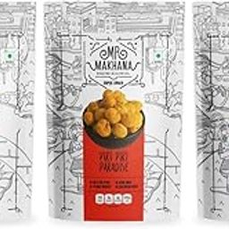 Mr. Makhana Roasted Makhana & Foxnuts : Lime & Chilli, Piri Piri Paradise, Pudina Party (Pack of 3x55 gm) | Gluten Free | MSG Free | Roasted in Olive Oil | Rich Calcium…-image-7