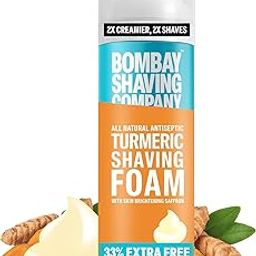Bombay Shaving Company Turmeric Shaving Foam,266 ml (33% Extra) with Turmeric & Sandalwood-image-92