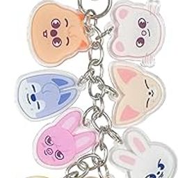 Cartoon Keychain, Kids Set, Keychain Inspired Cartoon Accessories, Perfect for Fans Backpacks, Keys, or Stray Kids Lightstick Collections-20