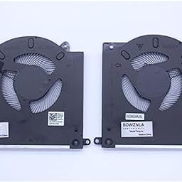 BDWZNLA New CPU + GPU Cooling Fan for Dell Alienware RTX3080 M15 R3 M15 R4 AWM15-7272WHT-PUS AWM15R4-7689WHT-PUS 7818WHT ALWM15R3 Series 0D1X38 0TG9V0 EG50061S1-C070-S9A EG50061S1-C080-S9A 12V Fan-picture-46