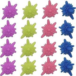 MeeTo Washer Balls, Reusable Tangle-Free, Eco-Friendly Laundry Scrubbing Lint Catcher Balls, Solid Colorful Washing Balls, Enhance Machine Cleaning Power, Unique Shape For Better Clean, Pack Of 5-image-61