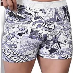 Apraa & Parma Sports Swim Shorts with Zipper Pockets Graphic Print Men Swimsuit ()_PT_1351-image-95