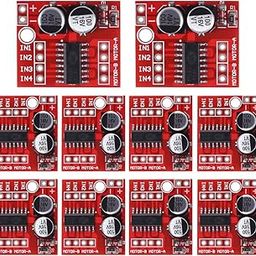 ACEIRMC 10pcs 1.5A 2 Way DC Motor Driver Module Speed Dual H-Bridge Replace Stepper L298N (MINI Controller Board)-63