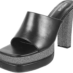 mochi Women Chunky High Heel Fashion Slip-on Sandal-picture-10