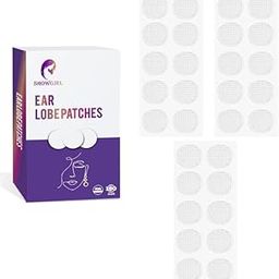 SHOWGIRL Ear Lobe Patches Ear Lobe Support Patches Earlobes Invisible lob for Heavy Earrings Lift Patches for Long Time Wearing Earrings Protect Healthy Ear Lobes Against Tearing sheet-3 (30 pcs)-image-53