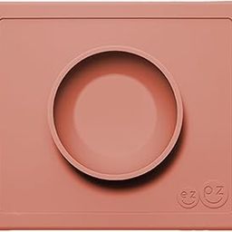 ezpz Happy Bowl - 100% Silicone Suction Bowl with Built-in Placemat for Toddlers + Preschoolers - Dishwasher Safe (Sienna)-image-30
