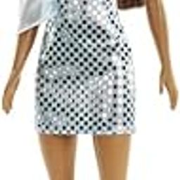 Barbie® Doll, Kids Toys, Brunette in Teal Metallic Dress, Trendy Clothes and Accessories, Gifts for Kids​-image-6