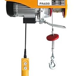 Nutronics NS-EH 500X20mtrs 1020W Copper Winding Mini Electric Hoist for Small Job Works and Domestic Use Purposes, 20Mtr Corded Length & 5.5mm Wire Rope Electric Hoist PA 500 hoist 20mtr-picture-31