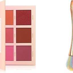 KIRA 1-Blush palette & 1-Blush Brush for Daily Makeup,Long-wear For Women (Multicolour) (Pack Of 2)-image-9