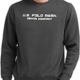 Men's Grey Printed Crew Neck Long Sleeve Casual Cotton Regular Fit Sweatshirt-picture-17