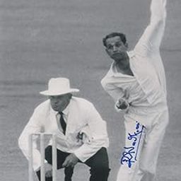 Original Autographed Photo of Indian Cricketer Bapu Nadkarni-image-81