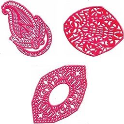 Supreme Dulhan Heena Stencils Set (Small, 3 Pairs) | Reusable Temporary Tattoo Stencils for Intricate Henna Designs & Body Art-image-74