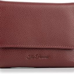 Womens Tri Fold Leather Clutch| Full Grain Cow Leather| RFID Protection| Premium Lining |Everyday Use Wallets (Maroon)-image-21