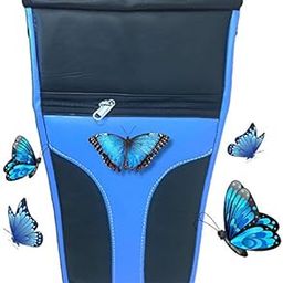 Stylish Tank Pouch - Blue with Black Tank Cover for -Honda Livo All Model-image-88